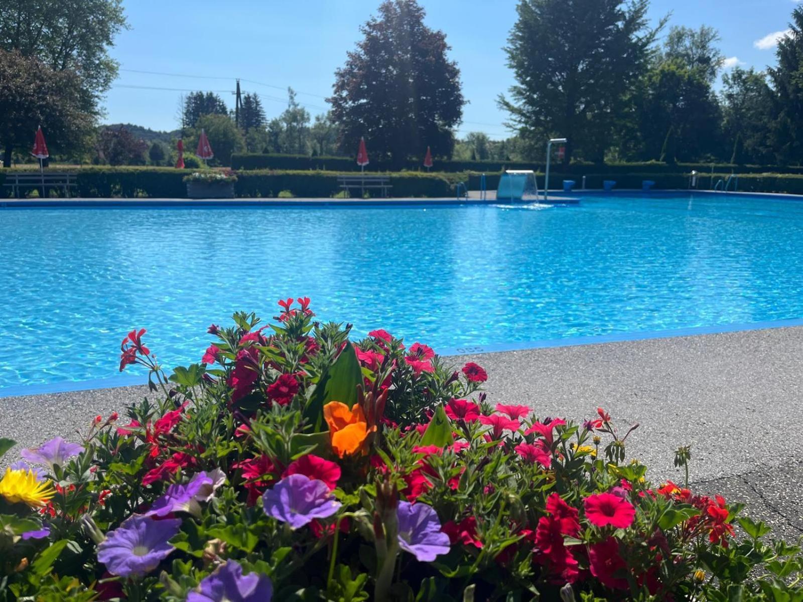 Ferienwohnung Am Freibad Лойчах Екстер'єр фото